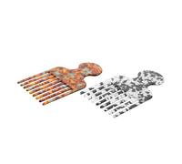 Healeved 2pezzi Pettine Per in Acetato Denti Per Districare e Modellare i Per Parrucche e Look Lisci Antistatico e Resistente Per in Salone e Casa