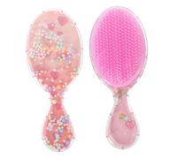 Healeved 2pezzi Petto Rosa Massaggiante Per Ragazzo Ragazza Pettine Per Capelli Ricci Per Bambine Piccole Spazzola Districante Per Capelli Ricci Per Ragazzo Ragazza Piccoli Pettine Per Per