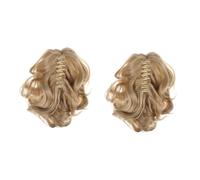 Healeved 2pezzi Ponytail Extension Riccia Clip Umani Chignon Falso Per Stile Naturale Adatto Tutti Tipi Di Facile Da Indossare e Resistente