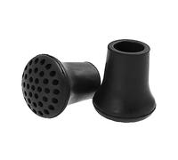 Healeved 2pezzi Puntale Protettivo in Gomma per Stampelle Copertura Antiscivolo per Bastoncini da Trekking Protezione per Punta di Stampelle da Passeggio