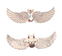 Healeved 2pezzi Scarpe Clip Rimovibili Decorativi Con Per Sposa Accessori Rosa Per Matrimoni e