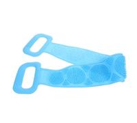 Healeved 2pezzi Scrub Per La Schiena Silicone Doppio Lato Cinghia Da Doccia Blu Per Massaggi e Pulizia Del Corpo