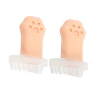 Healeved 2pezzi Silicone Eyelash Stamps for Women Reusable Eye Makeup Tools with Left Right Stencils for Professional-looking Lashes Beginners and Makeup Enthusiasts