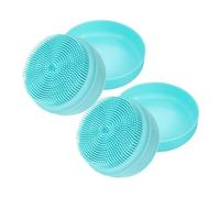 Healeved 2pezzi Spazzola Esfoliante in Silicone Per Ragazza Massaggiante Per Crosta Con Appesa Per Ragazza Morbida e Riutilizzabile e Durevole