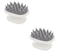 Healeved 2pezzi Spazzola Massaggiante Per Capelluto Spazzola Per Shampoo Multifunzionale Design Ergonomico e Leggero Per Rimuovere Dandruff e Itchiness Durante La Doccia