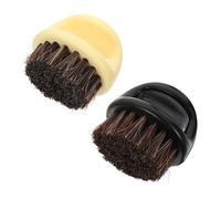 Healeved 2pezzi Spazzola Per Barba Da Uomo Spazzola Per La Pulizia Dei Design Ergonomico Setole Di Qualità