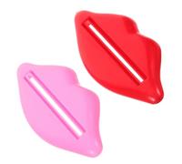 Healeved 2pezzi Spremi Tubetto Dentifricio Manuale e Distributore Compatto e Resistente Per Bagno Casa Dosatore Preciso Per Tube Di Pasta e Pulizia Verde