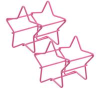 Healeved 2pezzi Spugnette in Acciaio Al Carbonio Supporti Per e Trucchi Design Scavato Per Aerazione Piccolo e Leggero Per o Casalingo