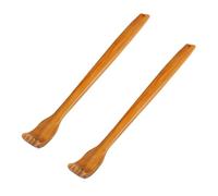 Healeved 2pezzi Tiragraffi in Legno Per Schiena Massaggiatore Per Alleviare Prurito Long Handle Back Scratcher Per Graffiare Artigli