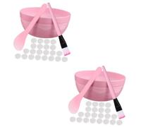 Healeved 2sets Maschere Comprimibili Kit Per Skincare Ciotola e Raschietto Per Maschere