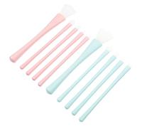 Healeved 2sets Pennelli Per Trucco Silicone Pennello Eyeliner Bastoncino Per Lip Gloss e Applicatore Per Cosmetici Kit Di Bellezza Ergonomico Per Skincare e Trucco
