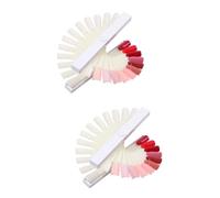Healeved 2sets Schede Per Unghie Espositore Colori Per Art Design Fan Shape Per e Colori