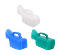 Healeved 3 Pezzi Set 3 Orinatoi Portatili da Donna in Plastica 1l Beccuccio Antisgocciolamento per Viaggi, Campeggio e Impiego Ospedaliero, Orinatoio Femminile Salvaspazio Riutilizzabile