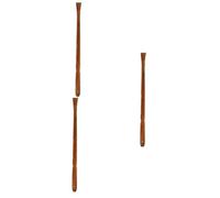 Healeved 3 Pezzi solletico massaggiatore bastoncino da massaggio scratcher cracker alla schiena prurito artiglio graffiante raschietto ispessito graffiatore del corpo Sandalo Marrone
