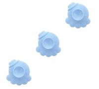 Healeved 3 Pezzi Spazzola Per Baby Shower in Silicone Scrubber Delicato Per E Cuoio Capelluto Per Neonati E Bambine Materiale Sicuro