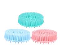 Healeved 3 Pezzi Spazzola Per Per Neonati Shampoo Per Bambini Spazzola Per in Silicone Strumento Per Il Bagno
