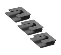 Healeved 3 Pezzi Supporto per Microfono in Metallo per Radio Cb e Microfono Auto, Clip Compatta e Salvaspazio per Veicoli a Due Ruote e Guida Sicura