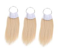 Healeved 3 Set Di Anelli Per Per Barbiere Ciocche Di Umani Per La Pratica Della Colorazione 30 Pezzi * 3