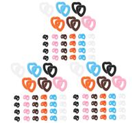 Healeved 3 Set Di Supporti Auricolari A Forma Di Cuore Per Occhiali - Supporti Per Punte Delle Tempie Portaocchiali Portatili Materiale in Silicone Vestibilità Comoda 30 Paia * 3