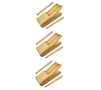 Healeved 3 Set Penna Stilografica Bambù con Penne e Astuccio Penna Calligrafica Versatile per e Firme Design Semplice e Duraturo per Scrittura Confortevole