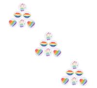 Healeved 3 Set Spilla Per Pin Orgoglio Spillo Smalto Perni Pin Di Sicurezza Spilla Per Abito Da Uomo Distintivo Spilla Risvolto A Spilla Distintivi 6 Pezzi*3