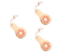 Healeved 3 Spazzole Per Il Viso in Legno Naturale Con Setole Morbide Per Una Delicata Pulizia Del Viso E Un Massaggio Per Tutte Le Età Compresi Neonati E Anziani.
