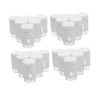 Healeved 30 Pezzi Flaconi per Uso Medico Estetico 5ml in Vetro con Tappo Interno Sigillato e Copertura Esterna Migliorata per Reagenti e Campioni in Laboratorio