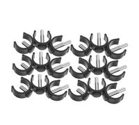 Healeved 30 Pezzi Morsetto di Ricambio per Walker e Roller Walker 25/28mm, Clip a Forma di C Incrociata in Plastico e Ferro, Regolazione Facile e Resistente per Uso Interno ed Esterno
