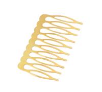 Healeved 30 Pezzi Pettini per Capelli in Ferro Denti Inseribili Fermagli Dorati per Donna e Ragazze Accessorio per Acconciature Quotidiane e Occasioni Speciali