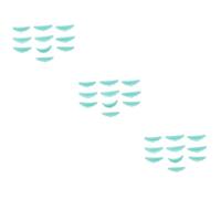 Healeved 30paia of Silicone Eyelash Perming Shield Pads Reusable Gaskets for Curling Grafting Lashes for Salons and Personal Use Easy to Clean