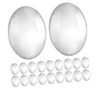 Healeved 30pezzi Nail Color Display Beads Per Salon Trasparenti Oval Beads Per Esposizione Colori Unghie Strumento Per Tecniche Art