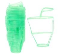 Healeved 36pezzi Retine per Flacone di Infusione in Plastica Riutilizzabili Gabbie Portatili per Bottiglie di Soluzione Salina Copertura per Flacone di Infusione Forniture Ospedaliere
