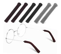 Healeved 3paia Maniche Antiscivolo Per Braccia Di Occhiali Protezioni Per Occhiali Con Cuscinetti Per Orecchie Comfort e Stabilità Durante Attività Fisica