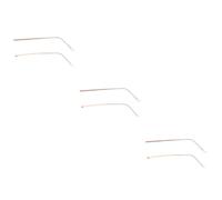 Healeved 3paia Stanghette Metallo Per Accessori Per Sostitutivi Con Design Antiscivolo Compatibili Con Sole e Comfort Elevato e Adatte Diverse Montature