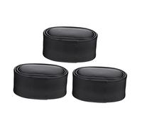 Healeved 3pezzi Cuscini Supporto Orologi in Pelle Pu Nera Morbidi Cuscinetti Per Display Orologi e Gioielli Imbottitura Decorativa Professionale Per Vetrine e Musei