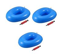 Healeved 3pezzi Cuscino Gonfiabile Per Anziani Padella Sanitaria Inflatable Per Letto Facile Da Pulire e Maneggiare Con Pompa Inclusa Per Assistenza Lungo Termine e Comfort Ospedali e Case