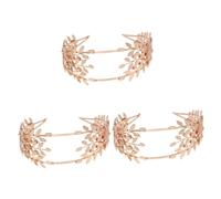 Healeved 3pezzi Fascia Per Accessorio Nuziale Per Cerchietto Barocco Per Matrimonio e Speciali