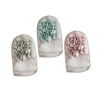 Healeved 3pezzi Guanti Doccia Esfolianti Per Bagno Scrub Schiena Creatore Bolle Strumento Doccia Puliscono Delicatamente Lo Sporco Senza Danneggiare La Regalando Un Esperienza Confortevole