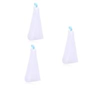 Healeved 3pezzi Multi-purpose Foaming Net for Soap Facial Cleanser Shower Gel Shampoo Double Layer for Gentle Face Washing Easy to Quick Drying