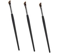 Healeved 3pezzi Pennelli Per Eyeliner Correttore e Ombretto Strumenti Precisione Per Sopracciglia e Leggeri e Portatili Per Viaggi e Domestico