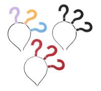 Healeved 3pezzi Puntini Interrogativi Per Copricapo Per Feste Cerchietto Per Originale Per Feste Cerchietto Per Travestimenti Per Interrogativo Per