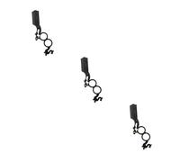 Healeved 3pezzi Rasoio Manuale Doppio Anello Per Barba e Design Leggero e Portatile Funzione Per Taglio e Modellatura Senza Lama Struttura Robusta e Facile Da Usare