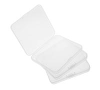 Healeved 3pezzi Scatole Trasparenti Plastica Per Immagazzinaggio Di Cose Piccole Contenitori Multiuso Per Gioielli e Articoli Di Artigianato Per Viaggi e Organizzazione Di Fissaggi e