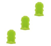 Healeved 3pezzi Spazzola Esfoliante in Silicone Ergonomica Guanto Per Massaggio e Detersione Della Design Bifacciale e Antiscivolo Perfetta Per Doccia e Bagno
