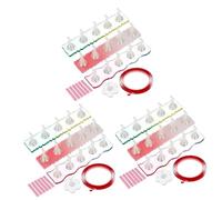 Healeved 3sets Supporto Per Unghie Press Colla Adesiva e Base Stabilizzante Kit Manicure Per Professionisti e Utilizzo Domestico Per Unghie Semipermanenti e Decorazioni Unghiali