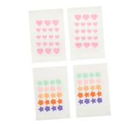 Healeved 4 Fogli Colorati Correttore A Forma Speciale Stella Per Brufoli Adesivo Per La Rimozione Delle Toppe Sulla Pelle Toppe Per Imperfezioni Adesivi Per La