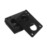 Healeved 4 Pezzi Ammortizzatori in Gomma Nera per Skateboard e Longboard, Spessori da 6mm per Assorbimento Shock e Prevenzione Wheel Bite, Accessori per Skateboarding