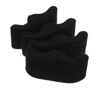 Healeved 4 Pezzi Cuscino per il display di gioielli Cuscino per display per orologio a forma di m in velluto per orologio Black