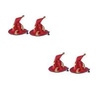 Healeved 4 Pezzi Fermagli Halloween Piccoli Clip Cappello Stregato per Adulti Accessori per e Cosplay
