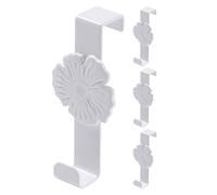 Healeved 4 Pezzi Ganci Sopraporta senza Foratura in Resistente Appendiabiti Multiuso per Cucina Bagno e Camera da Letto Ottimizzazione Spazio per Asciugamani Borse e Accessori